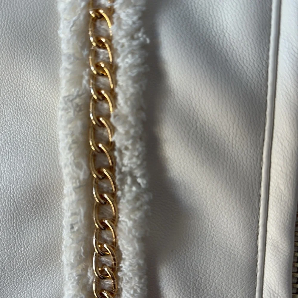 Cleo NWT Quilted Vegan Leather French Jacket size MP. - Picture 10 of 13